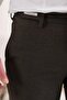 Regular Fit Patterned Men's Fabric Trousers with Thread Waist - 6