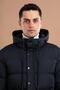 Regular Fit Hooded Lined Long Thick Puffer Coat - 7
