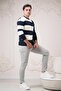 Regular Fit Crew Neck Patterned Woolen Men's Sweater - 2