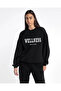 Wellness Self Love Tracksuit Set - Black Printed Suit Jogger Sweatshirt Rubber Leg Hooded - 2