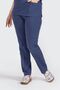 Single Bottom Storm Blue Lycra Unisex Nurse and Doctor Uniform Pants Scrubs Pants Medical Uniform