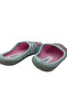 Girl's Light Water Green Pink White Cat Figured Indoor Slippers - 6