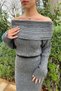 Madino Collar Maxi Knitwear Women's Dress - 4