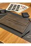 Macbook Bag 14 Inch Macbook Pro Compatible Handmade Brown Nubuck Genuine Leather Case - 8