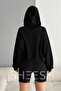 Soft Textured Modal Hooded Crop Hoodie Sweatshirt - 6