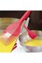 High quality heat resistant non-flammable non-stick silicone spatula set 6 pieces black - 4