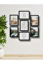 7 Piece Black Frame Look Always Kiss Me Wall Decor Painting Set for Parlor Living Bed Room
