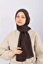 Natural Crepe Shawl - Bitter Brown - 2