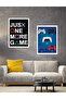 White Frame Look Just One More Wall Decor Painting for Parlor Living Bed Children's Playroom - 2