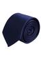 Navy Blue Cufflinks Hand Made Slim 6 cm Micro Satin Tie Handkerchief Boxed Gift Set - 4
