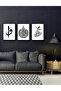 Black Frame Look 3 Piece Religious Wall Decor 20X30 Painting Set for Living Room Living Bedroom - 2