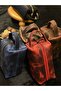 Hand Bag Sand Zippered Genuine Leather Multi-Purpose Handmade Cosmetic and Travel Bag - 3