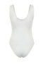 Ekru Soft Touch/Yumuşak Fitted V Yaka Çıtçıtlı Örme Body TWOSS24BD00006 - 8