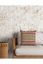 Feather Patterned Natural Themed African Colored Digital Printed Throw Pillow Cover - 5