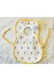6-Piece Teddy Bear Liquid-Proof Halter Neck Baby Girl and Boy Large Apron - 4
