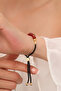 Red Agate Stone Bracelet