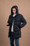 Regular Fit Hooded Lined Long Thick Puffer Coat