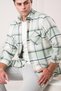 Slimfit Double Pocket Plaid Cotton Thick Men's Lumberjack Shirt - 5