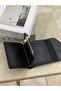 Women's Covered Snap Locked Logo Card Holder Compartment Wallet 13x10cm - 3