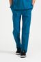Single Bottom Petrol Green Lycra Unisex Nurse and Doctor Uniform Pants Scrubs Pants Medical Uniform - 7