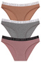 3-Pack Economical Bikini Cotton Non-Marking Sports Rubber R2+11 - 2