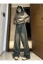 Y2k Newstyle Limde Detail Vintage Wide Leg Jeans Wide Leg Jeans - 4