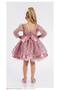 Powder Pink Stone and Bead Embroidered Princess Dress - 2