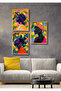 3 Pieces Frame Look Afro-Trend Wall Decor 15X20 Painting Set for Salon Living Bed Room - 2