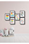 6 Pieces Frame Look Kids Educational Wall Decor for Kids Room Kindergarten Painting Set