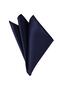 Navy Blue Cufflinks Hand Made Slim 6 cm Micro Satin Tie Handkerchief Boxed Gift Set - 5