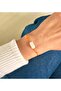 Genuine Natural Moonstone Orange Affirmation Luck Bracelet - 2