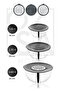 9 Pieces 16-20-24 Cm 18/10 Steel 3 Size Double Grater Mixing Bowl Storage Container Set - 5