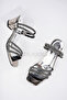 Girl's Ankle Stoned Heeled Evening Shoes - 3
