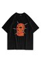 Oversize Unisex Mask Black T-shirt