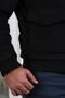 Regular Fit Wool Stand Collar Lined Fiber Inside Stamp Coat - 8