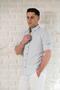 Slimfit Collar Buttoned Summer Linen Men's Shirt - 3