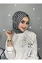 DC2 PATTERNED Snap Fastener Ready Practical Hijab Daily and Pool Bonnet Hijab Women's Shawl Scarf