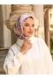 DC29 Patterned Snap Fastener Ready Practical Hijab Daily and Pool Bonnet Hijab Women's Shawl Scarf - 4