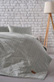 Yarn Painted Series Mabel Single Duvet Cover Set - Green - 3