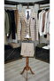 Men's Plaid Suit Italian Cut Jacket Vest Trousers Slim Fit - Blue - 2