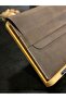 Macbook Bag 14 Inch Macbook Pro Compatible Handmade Brown Nubuck Genuine Leather Case - 2