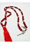 Natural Coral Stone 108 Mala Long Necklace