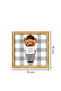 3 Piece Frame Look Bearteddy Wall Decor Painting Set for Parlor Living Bed Children's Room - 4