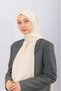 Natural Crepe Shawl - Cream - 4