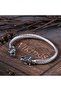 Viking Wolf Head Nordic Nordic Fenrir Handcuffs Adjustable Outdoor Men's 316l - 4