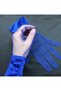 Diana vintage velvet with wristband tulle gloves potted blue - 3
