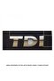 Volkswagen TDI Arma Luggage Lettering Gluing 7.5cmx2.5cm (Jetta-Passat-Caddy) 8201 - 3