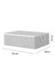 6-Piece Sofa Bed Base Type Clothes Storage Storage - under Base Organizer Storage 50 X 30 X 20 cm - 4