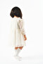 Judith Bow Detail Ruffled Collar Cotton Lined Embroidered Lace Dress - 5
