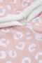 Leopard Patterned Baby Girl Winter Zippered Astronaut Jumpsuit - 3